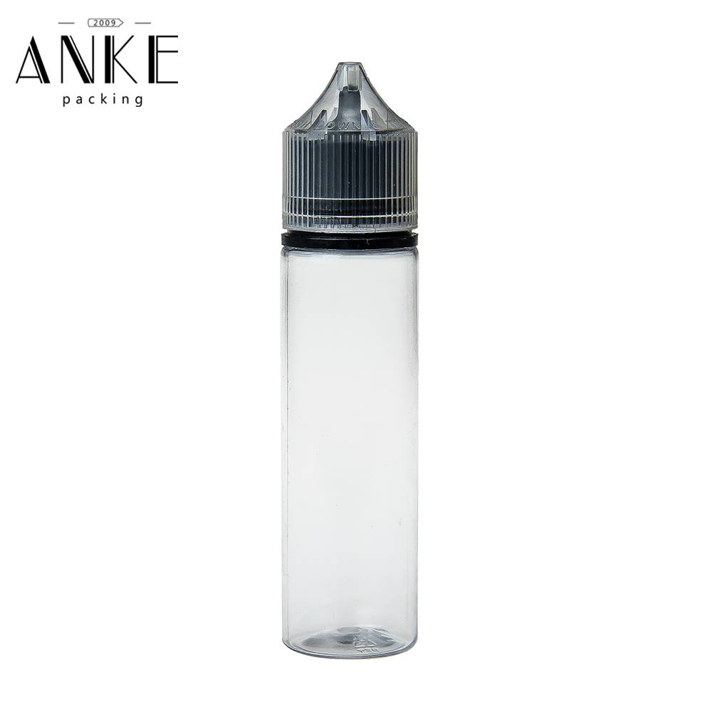 60ml CGU Clear Refill V3 with childproof tamper cap and screw tip Featured Image