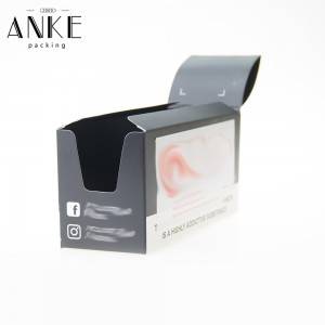 Cutie de hârtie de afișare – Cutie de hârtie pentru costum de imprimare OEM pentru sticla de lichid electronic