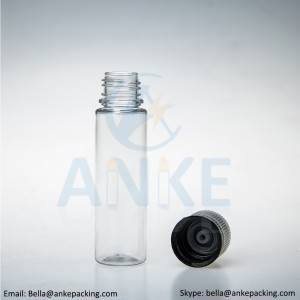 ANKE CGU-V3: 60 ml PET-pudelid uuendatud otsa kuju ja kohandatud värviga