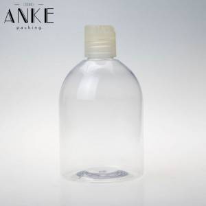 Висококачествена пластмасова преносима бутилка с етерично масло/течност с горна капачка на диска