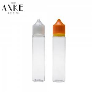 70ml CGU Clear Refill V3 with childproof tamper cap and screw tip