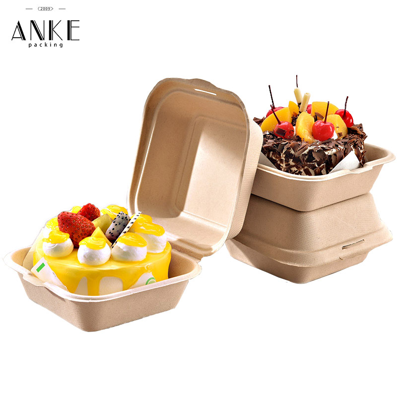 Custom Compostable Clamshell Packaging for Burgers and Cakes | Anke Packing