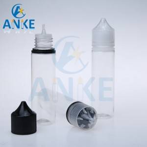 China OEM Smoke Oil Bottle -
 Anke Refill V3: 60 ml e-liquid bottle with screw tip – Anke