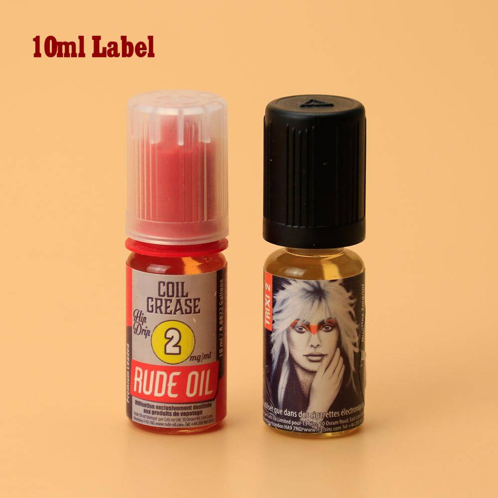 Hot Selling for Unicorn Bottle Ebay -
 Customize Plastic/Silver  label for e liquid bottle – Anke