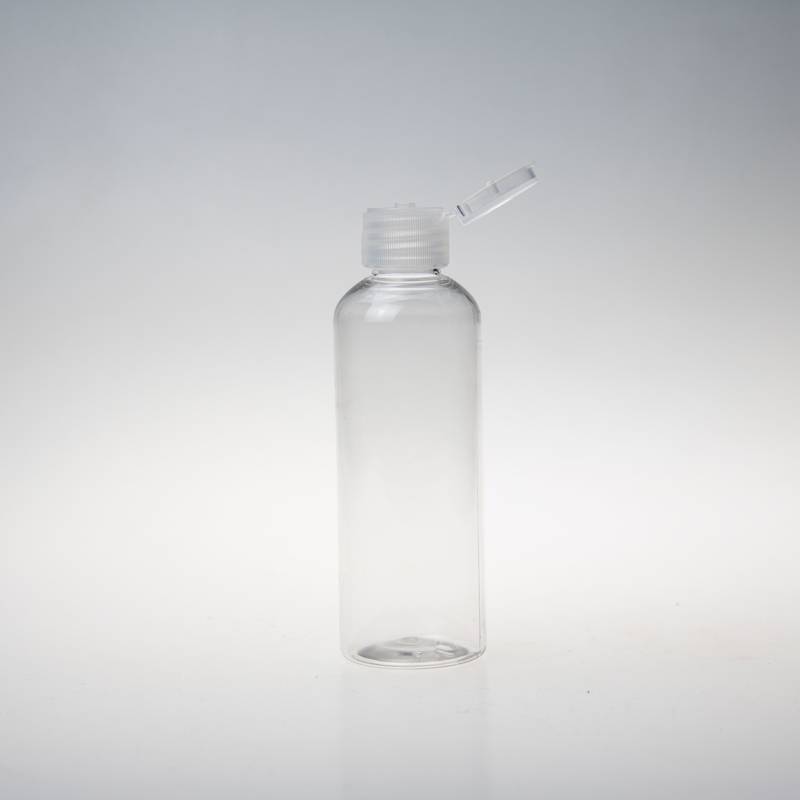Round shoulder PET plastic bottle for Sanitizer