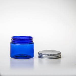 Embalatge de CBD pots de plàstic amb tap de rosca buits