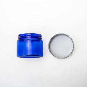 ການຫຸ້ມຫໍ່ CBD ເປົ່າ screw cap jars ພາດສະຕິກ