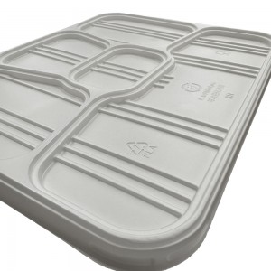 Customizable Six-Compartment PLA Lunch Boxes for Versatile Packaging | ANKE