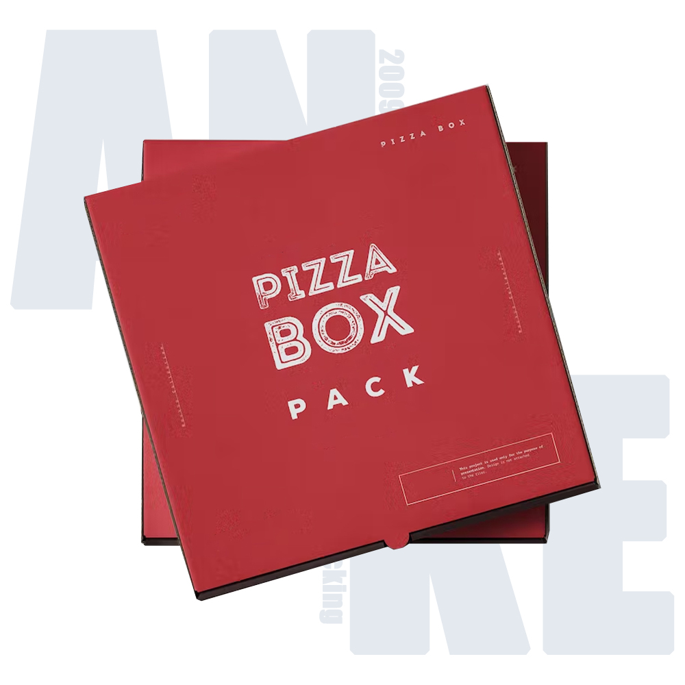 Caixas de pizza de cartón ondulado personalizadas
