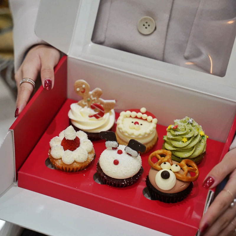 Benutzerdefinierte Cupcake-Box
