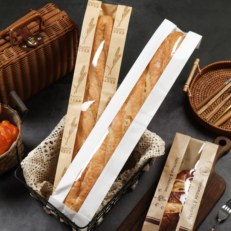 Bolsas de pan de papel personalizadas
