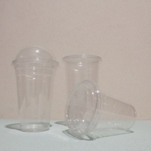 Vasos de plástico reciclables impresos personalizados