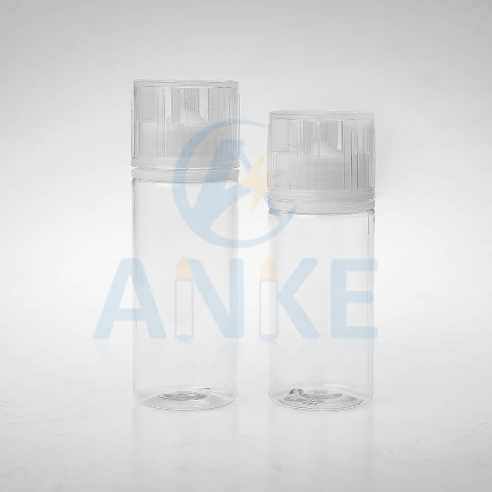 ANKE CGU-V3(F) : 100ml 120 ml unique cap shape PET bottles with updated tip shape Featured Image