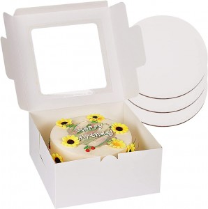 Custom White Cake Boxes | Elegant and Durable Packaging | Anke Packing
