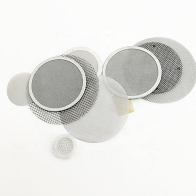 High quality ss wire mesh filter disc ultra fine 10 25 micron stainless steel woven filter pack