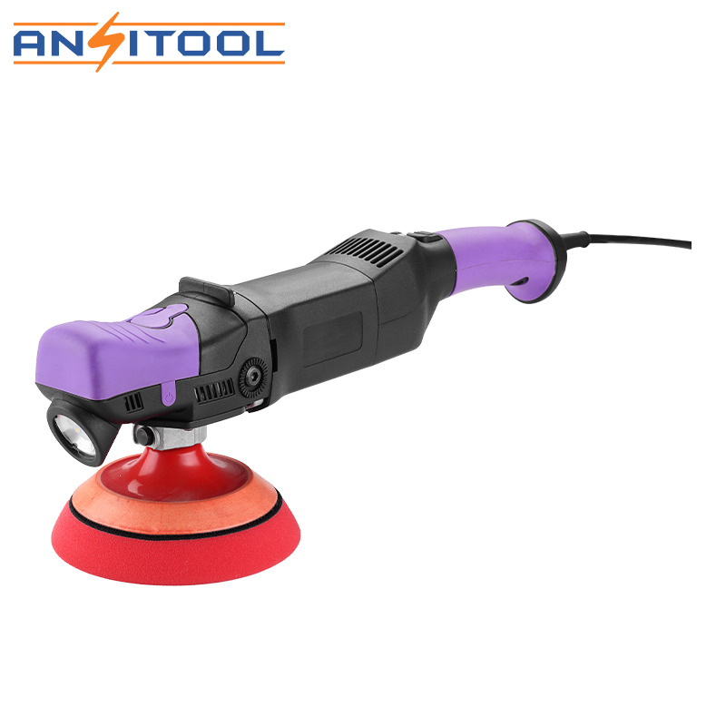 Electric Rotary Car Buffing Polishing Machine With Built-in LED Headlight Featured Image