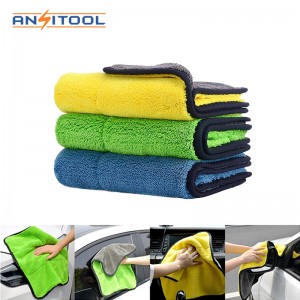 Сухое полотенце для чистки автомобиля из микрофибры Кухонное полотенце для мытья