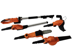 4 in 1 battery hedge trimmer