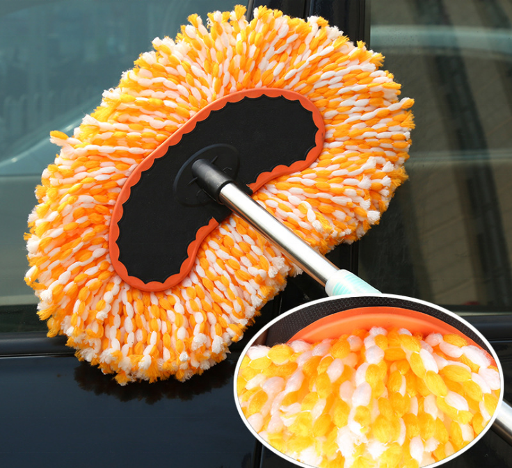 Soft fur long handle Car wash mop car wash brush
