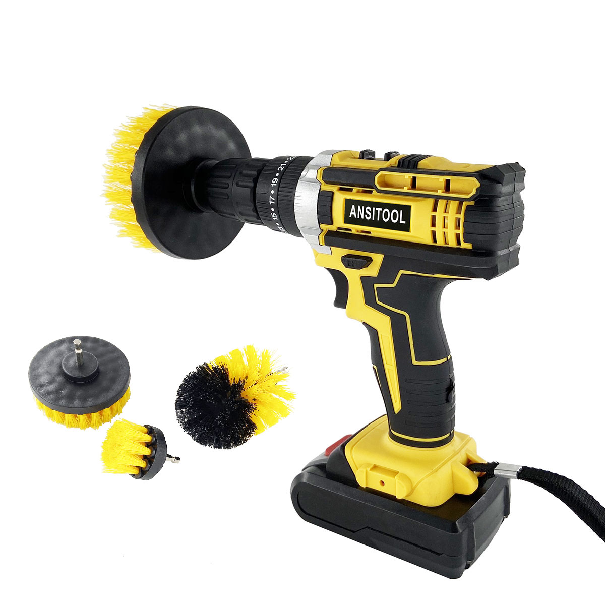 Factory Wholesale Customized cordless Drill with clean brush