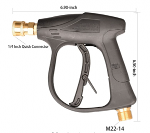 Pistola per idropulitrice ad alta pressione Pistola per idropulitrice corta 3000 PSI