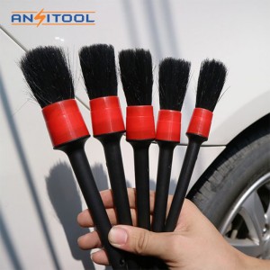 5pcs set ng chemical fiber brush plastic handle car wash brush