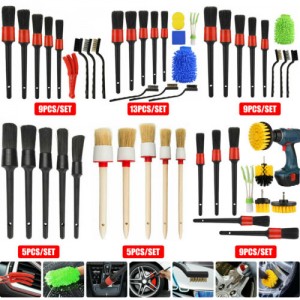 car detailing brush kit for car clean