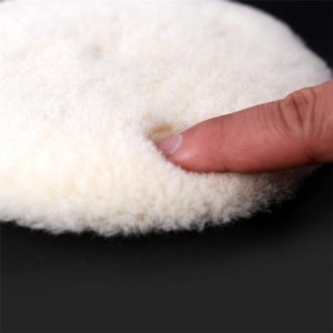 Almohadilla de pulido de lana suave para pulidor de coche giratorio