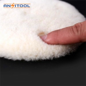 Rotary car polisher buffing pad soft wool polishing pad