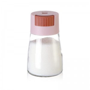 Kitchen 0.5 Ration Salt Pepper Shaker Glass Bottle