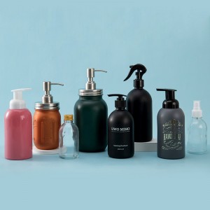 Wholesale Customized Glass Soap Dispenser Boston Foam Pump Bottle