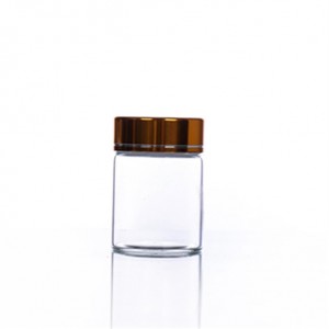 Тръбен аптечен стъклен флакон от 7 ml и 8 ml с капачка на винт