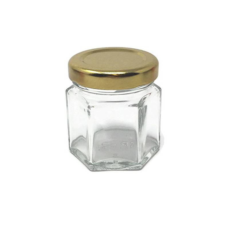 High Quality for Glass Spice Jar With Silver Top - 1.5oz Honey Bee Hexagon Glass Jars – Ant Glass