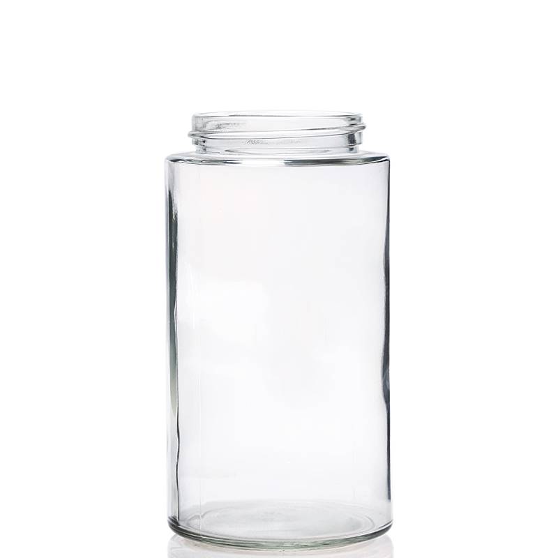 Low MOQ pou depo glas siwo myèl - 750ml Flint Glass Ergo Manje Bokal - Ant Glass