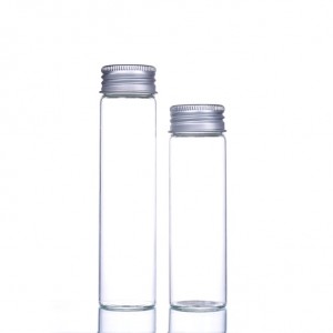 Frascos de vidro para medicamentos de 6 ml con tapas metálicas
