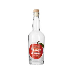500ML New Design Clear Glass Tennessee Bottle for Vodka, Whiskey