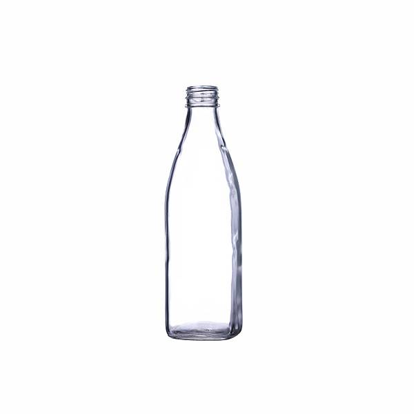 33OZ glass square juice bottle