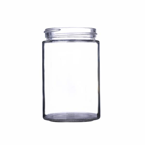 Factory source Matte White Glass Jar - 12OZ Clear Straight Side Jar – Ant Glass