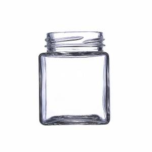 200ml Glass beveled edge jars