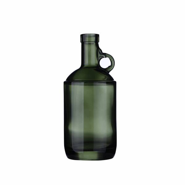  750ml Dark Green Glass Moonshine Liquor Jugs   
