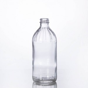16oz Round Balsamic Vinegar Glass Bottle
