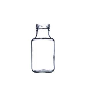 16oz Clear Glass Stout Bottle