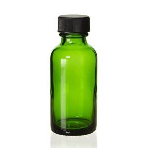 16oz Clear/Amber/Blue/Green Boston Round Bottles w/ Child Resistant Closure