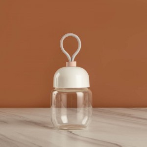200 ml glasdricksvattenflaska Mini Portable Lättviktig för barn