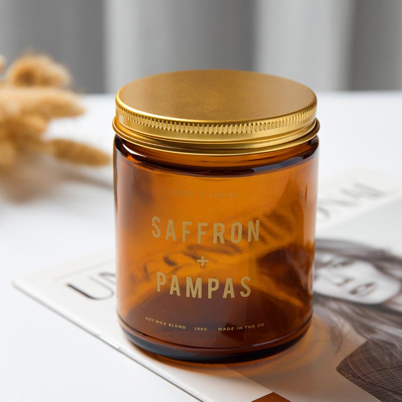Buy Wholesale China Amber Glass Jars 8 Ounce For Candle Making Straight  Side For Diy Projects, Herbs, Homemade Cosmetics & Candle Jar at USD 0.35