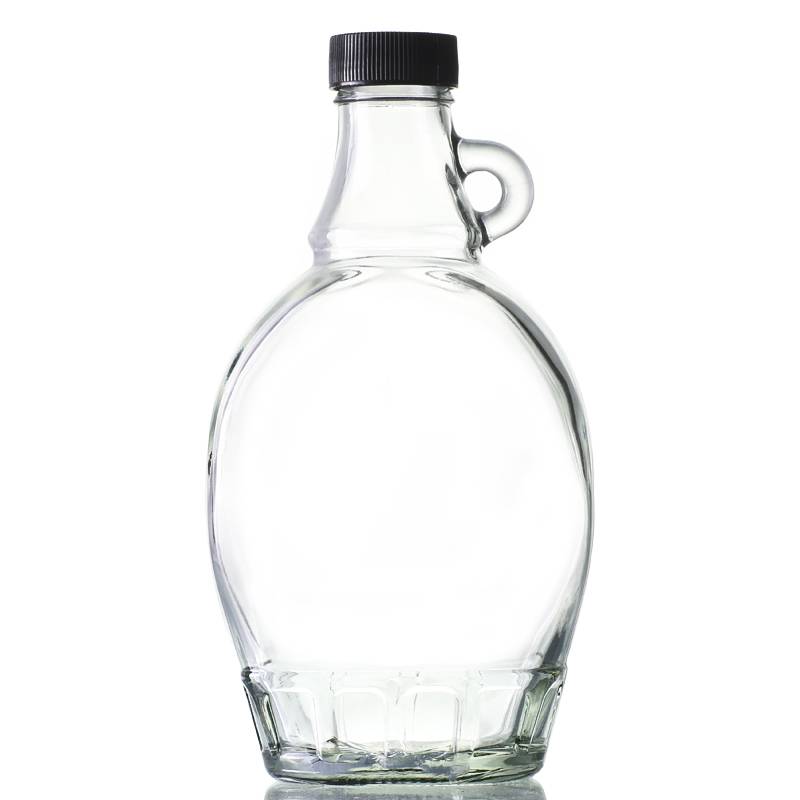 Najnižja cena Steklenice za omako iz prozornega stekla - 250 ml prazne steklenice za javorjev sirup - Ant Glass