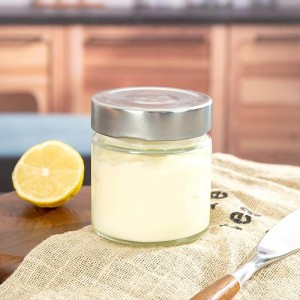 212ml Mustard Ergo Glass Container Food Storage Jar