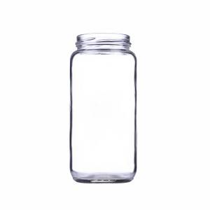 250ml glass tall cylinder jar