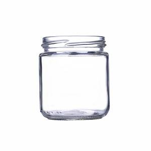 250ml glass short cylinder jars