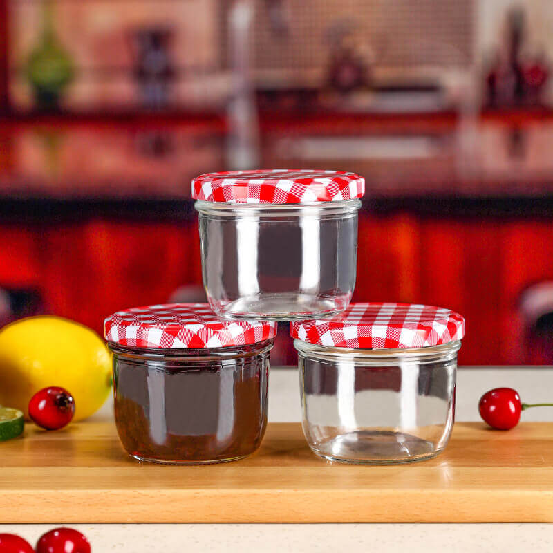 8OZ Sauce Dressing Mason Glass Jar with TW Lug Lid Featured Image